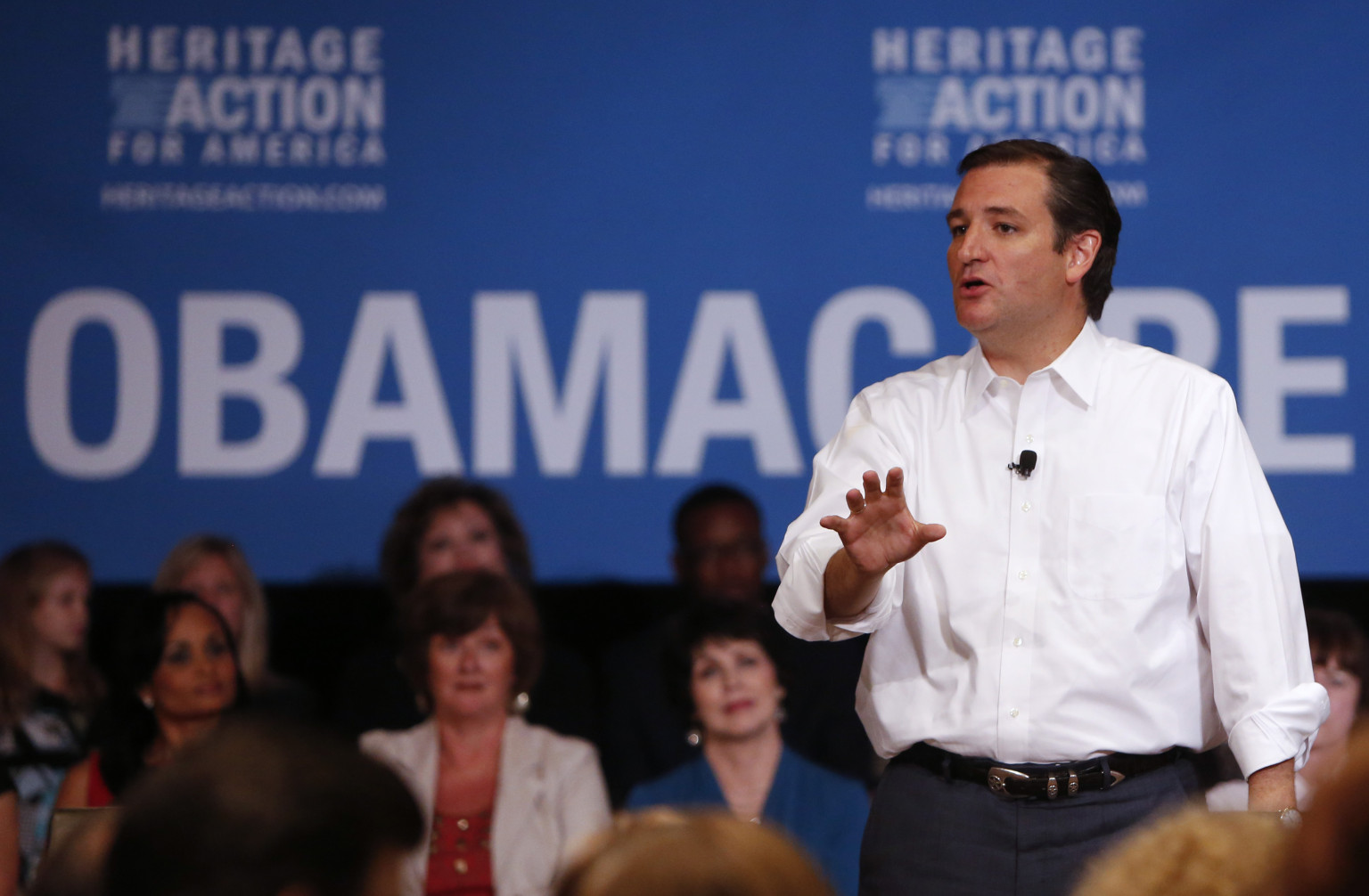 Senator Ted Cruz Speaks At The Heritage Action Defund Obamacare Town Hall